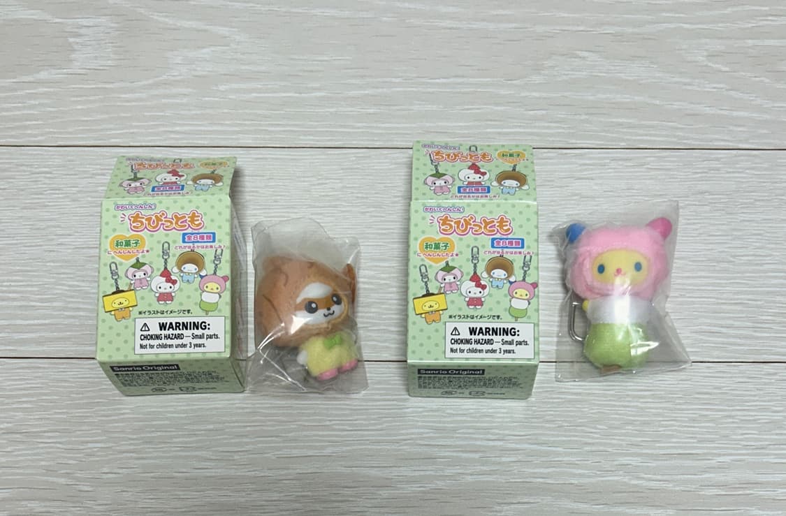 산리오 치비토모 화과자 쿠리링 / 우사하나 세트 상품이미지1