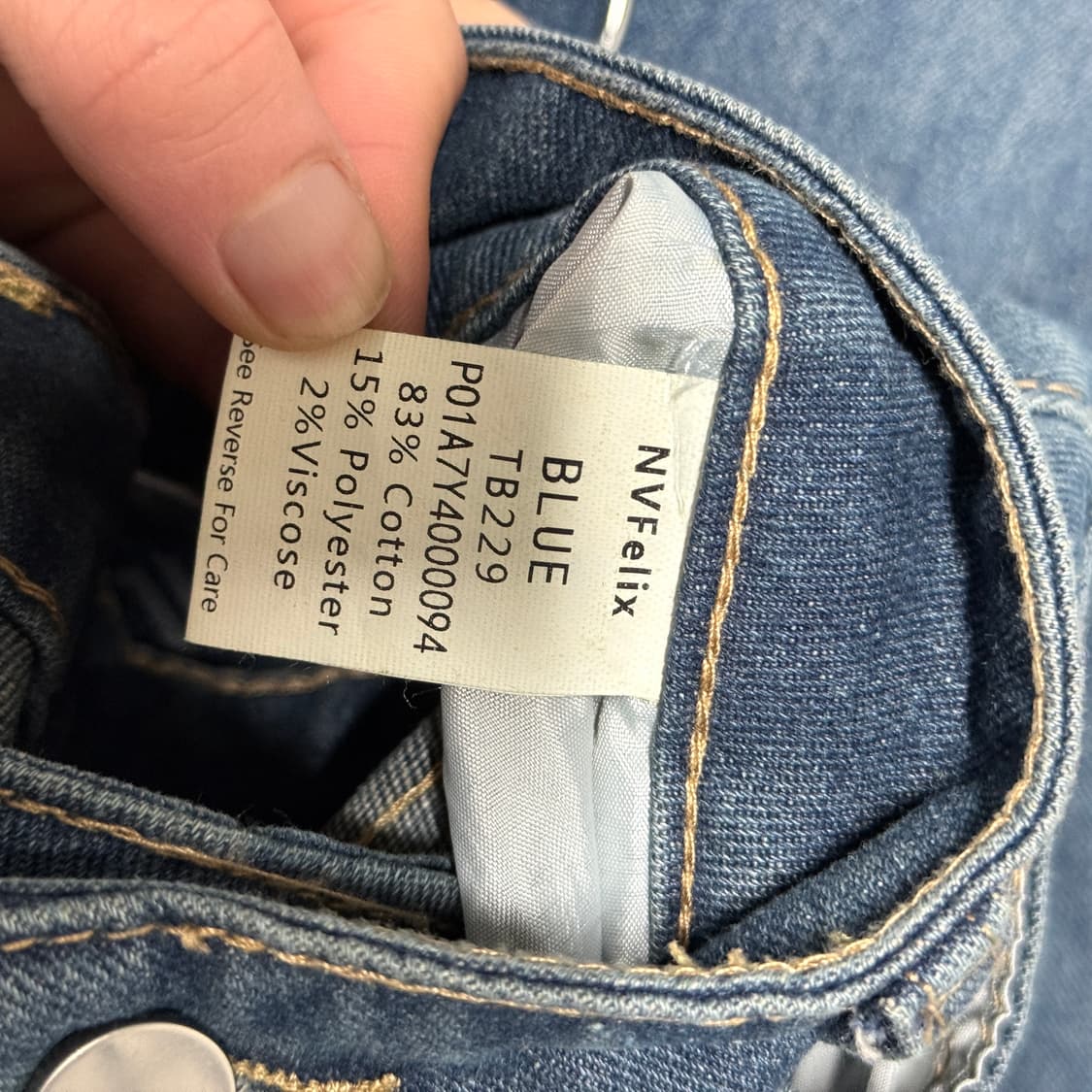 VTG 빈티지 카라쿠리맛 오리엔탈 용 자수 디테일 데님 와이드 팬츠 상품이미지9