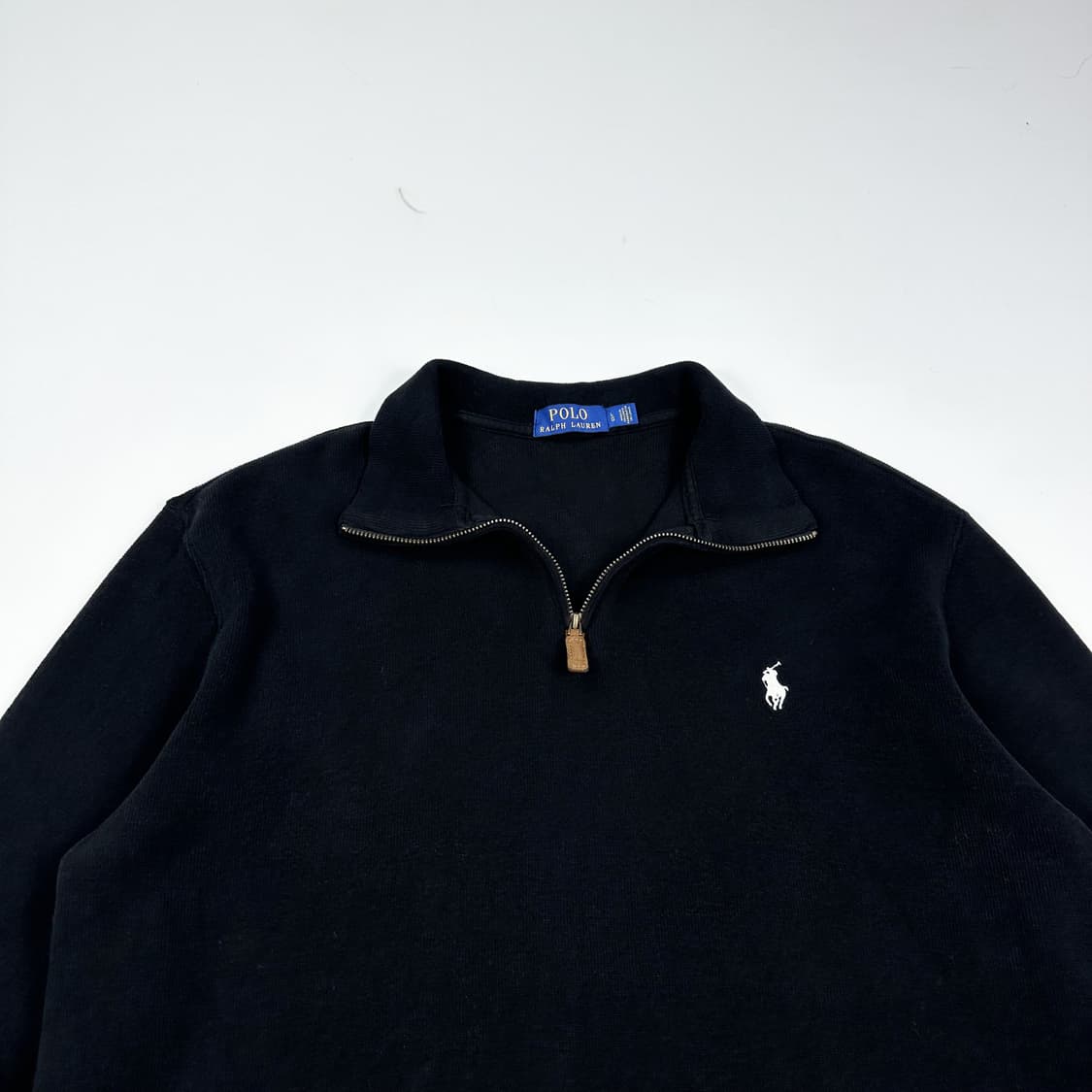 폴로 랄프로렌 클래식 하프집  반집업 니트 블랙 L 상품이미지2