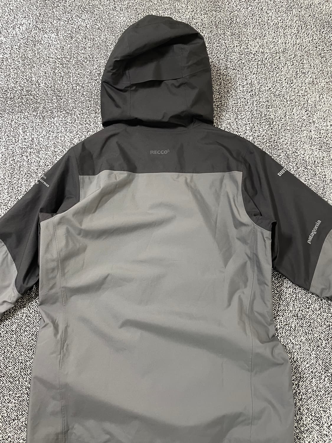 빈티지9. (새상품) 파타고니아 스노우샷 자켓 바람막이 점퍼 블랙 그레이 상품이미지5