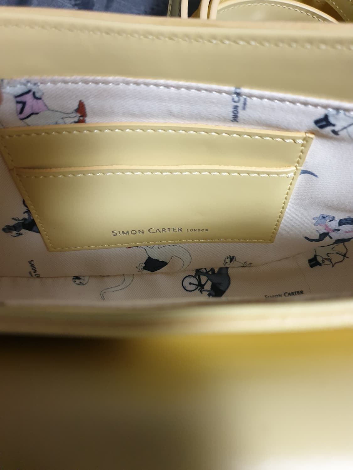 사이먼카터 미니 도트겸 크로스백 레몬 상품이미지3