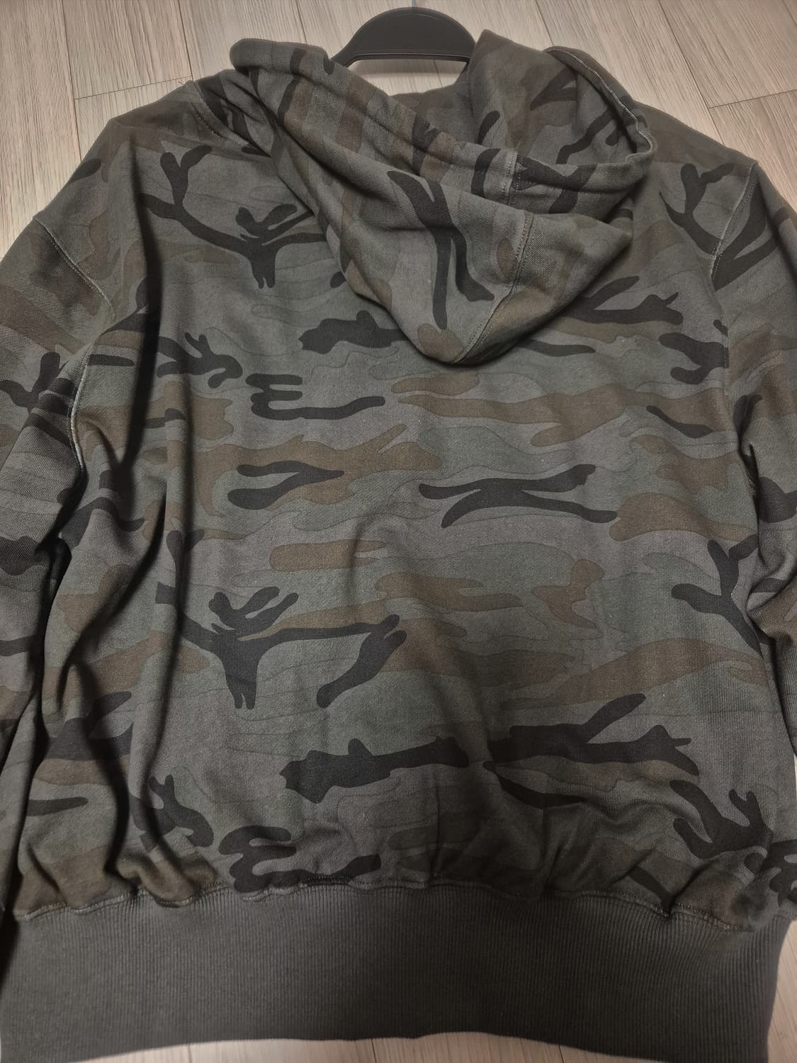 아이돈워너셀 카모 후드집업 상품이미지3