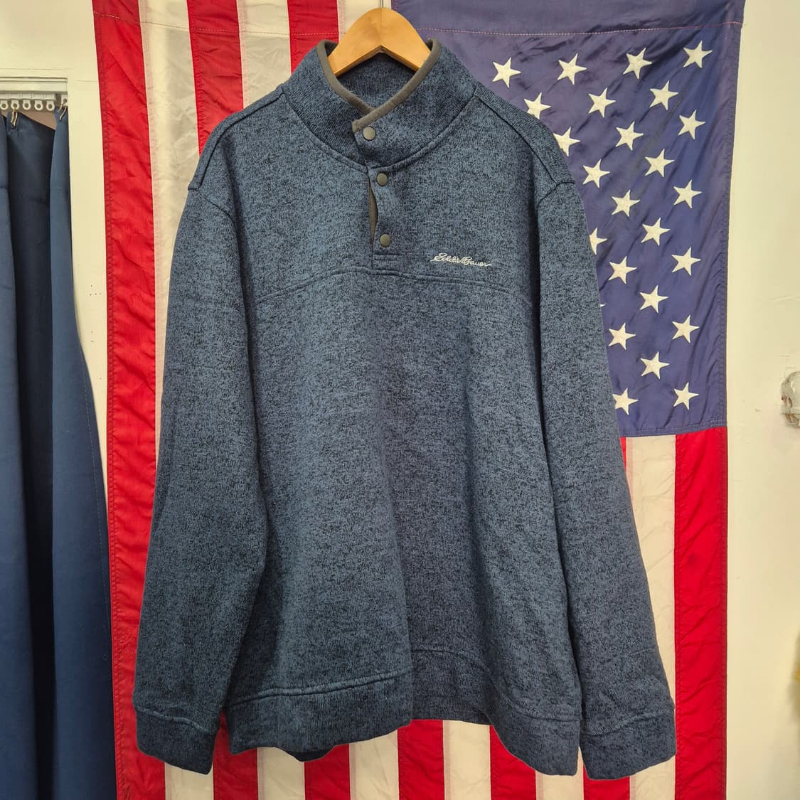 00s 에디바우어 버튼 반집업 신칠라 상품이미지1