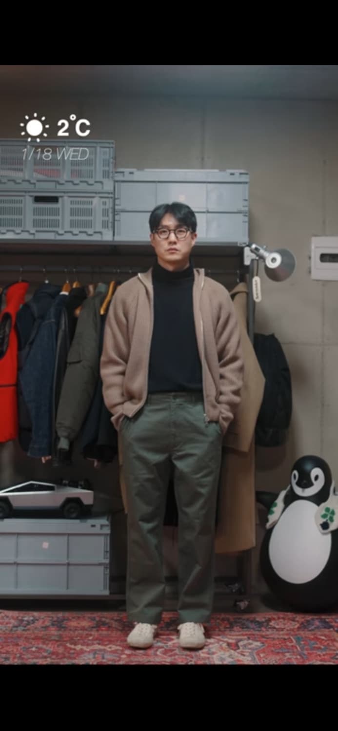 무인양품 레귤러 치노팬츠 34사이즈 상품이미지1