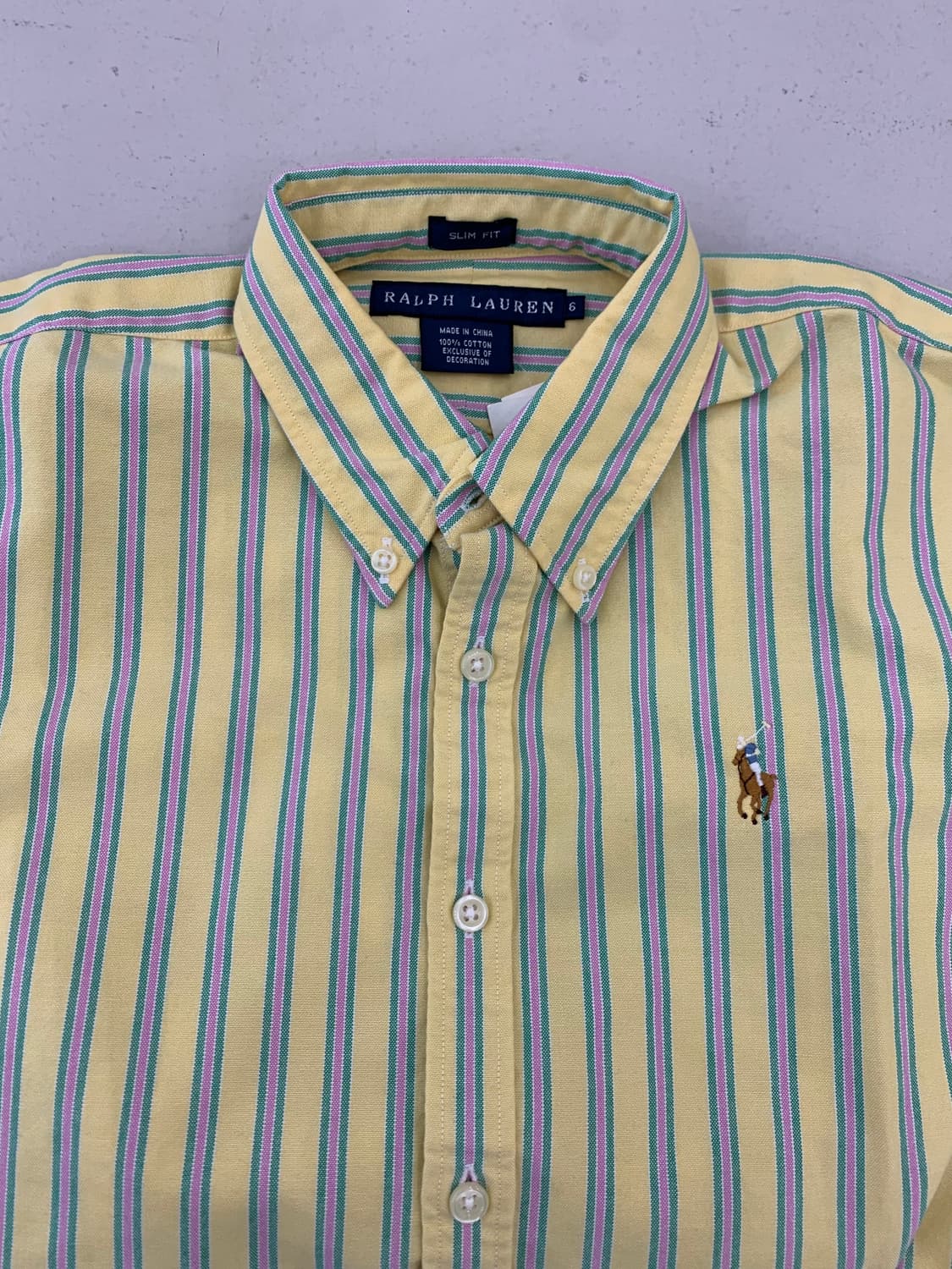 폴로 랄프로렌 여성 스트라이프 셔츠 6 상품이미지5