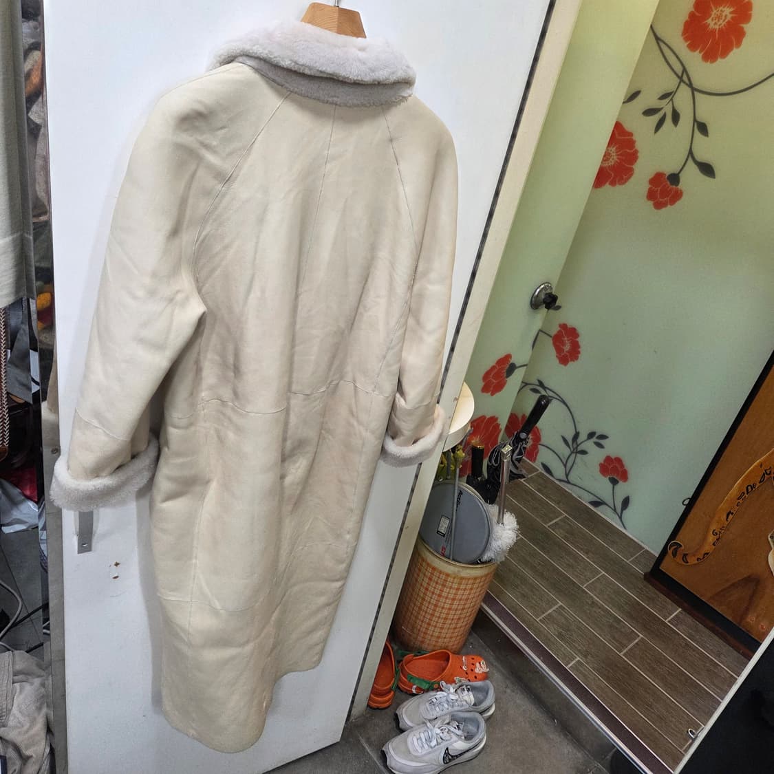 브루넬로 쿠치넬리 시어링 롱 무스탕 남,녀.공용 상품이미지3