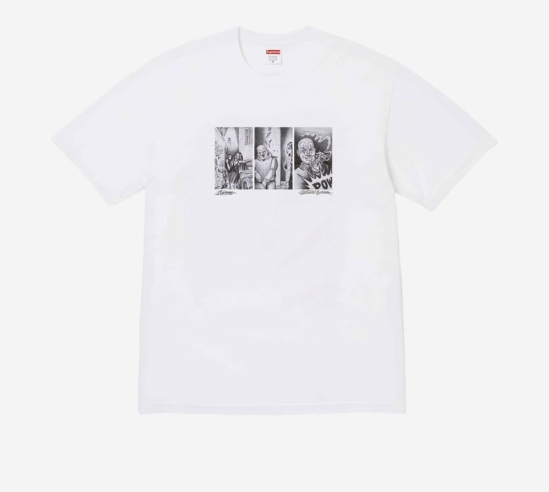 (2XL) 슈프림 미스터카툰 Pow 티셔츠  상품이미지1