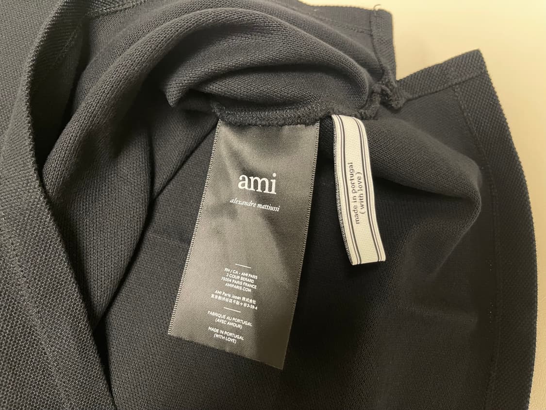 AMI 블랙 폴로셔츠 상품이미지5