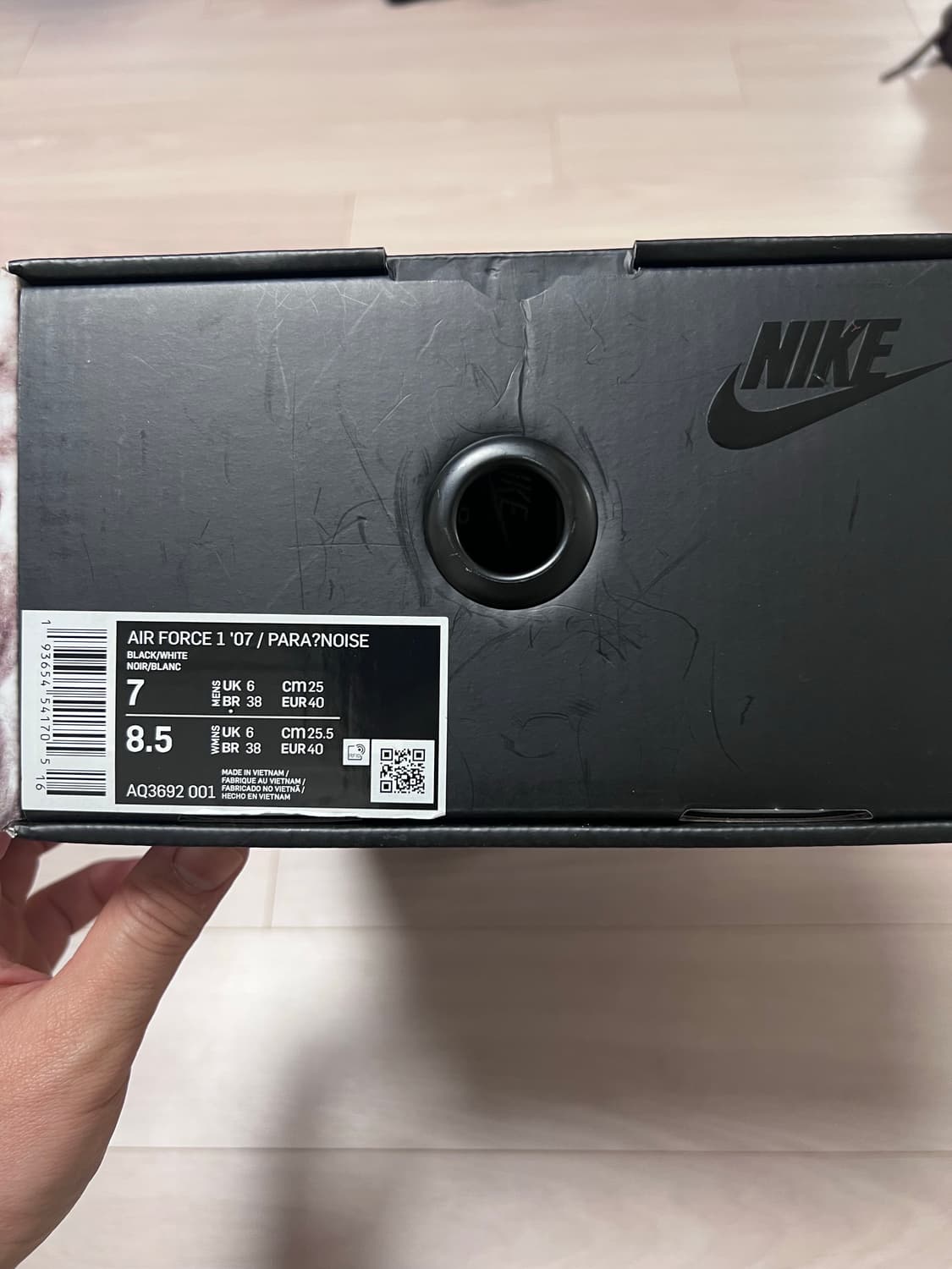 피스마이너스원 파라노이즈 1 블랙 250 상품이미지5