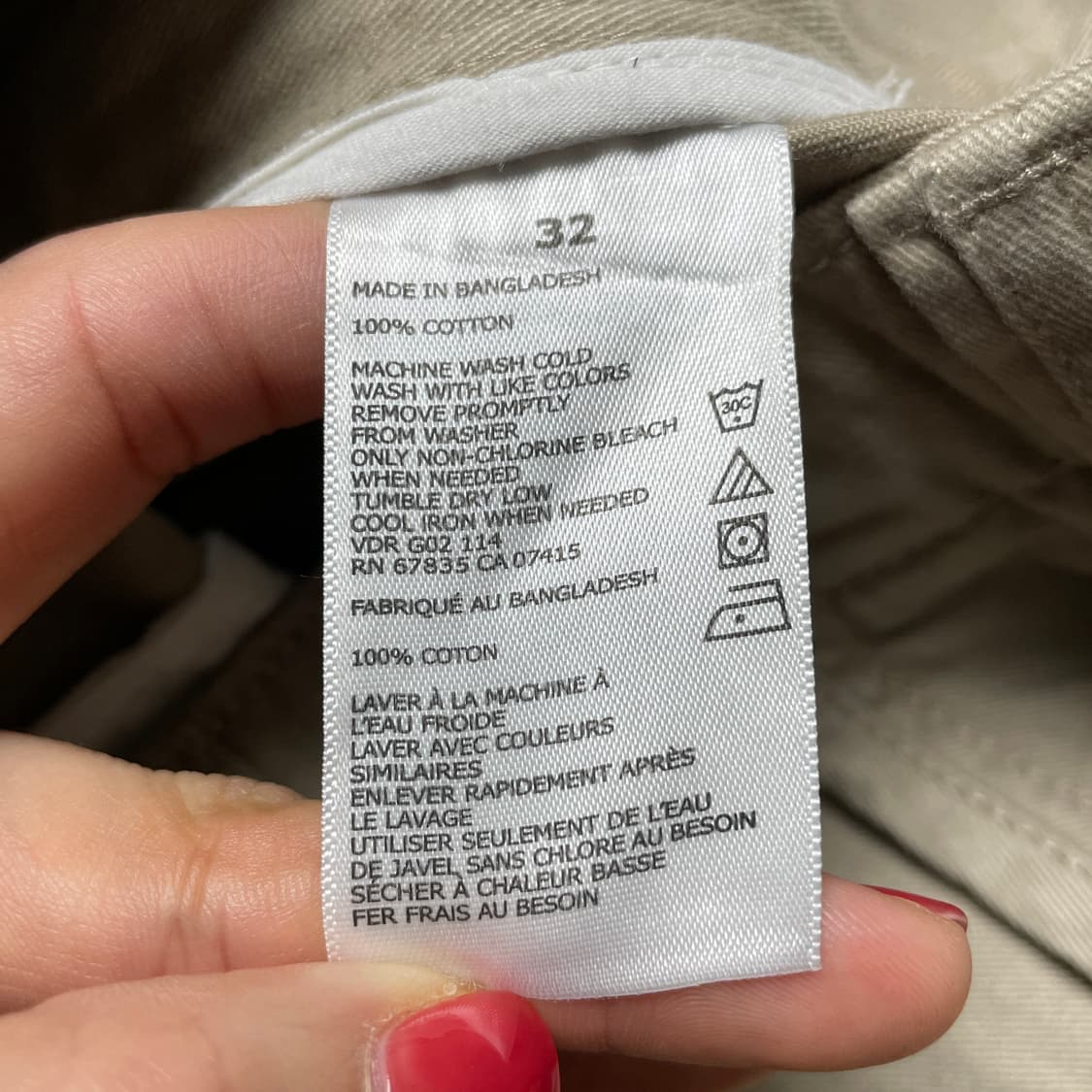 NAUTICA 노티카 빈티지 베이지 카고 하프 팬츠 A00658 상품이미지8