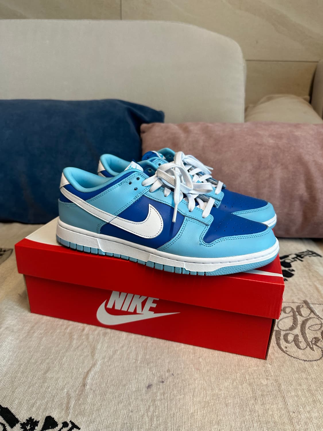 나이키 덩크 로우 레트로 아르곤 265mm 상품이미지1