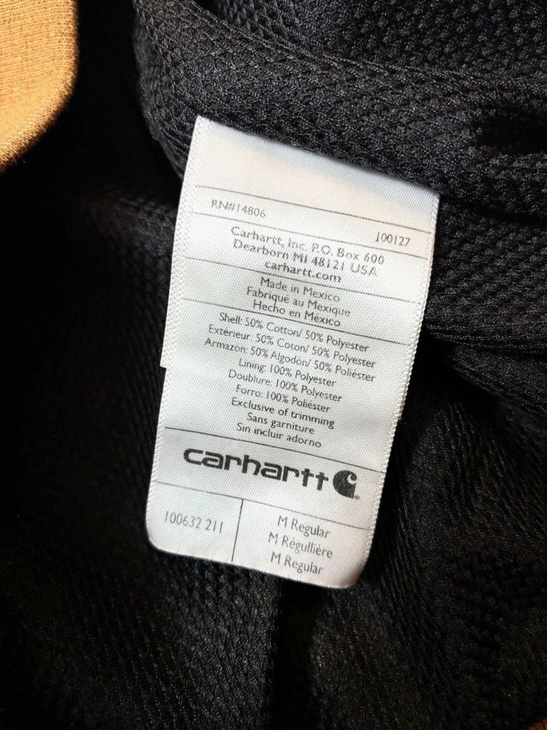 칼하트 레인디펜더 워크웨어 써멀 후드집업 PN6951 상품이미지8