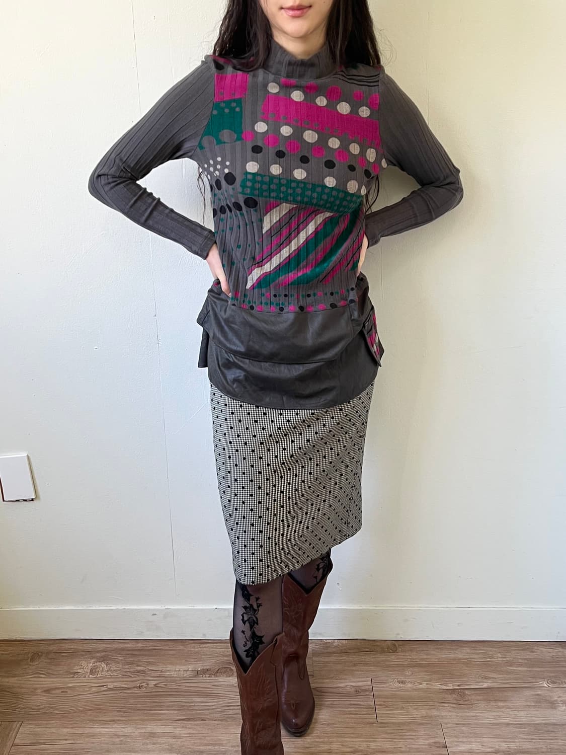 TRAFFIC BASIC STYLE 아트 롱 터틀넥 상품이미지7