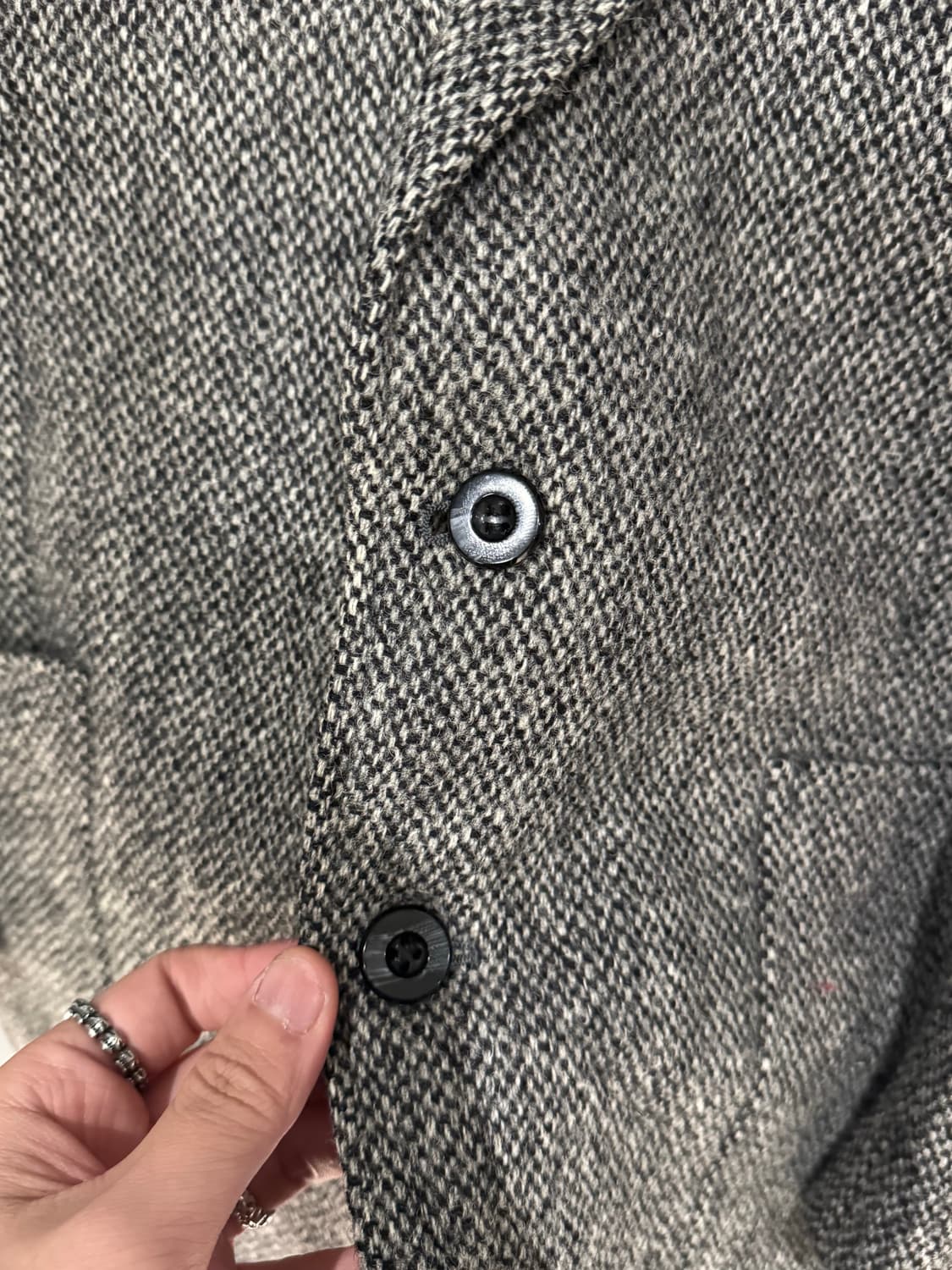 해리스 트위드 해링본 울자켓  상품이미지4