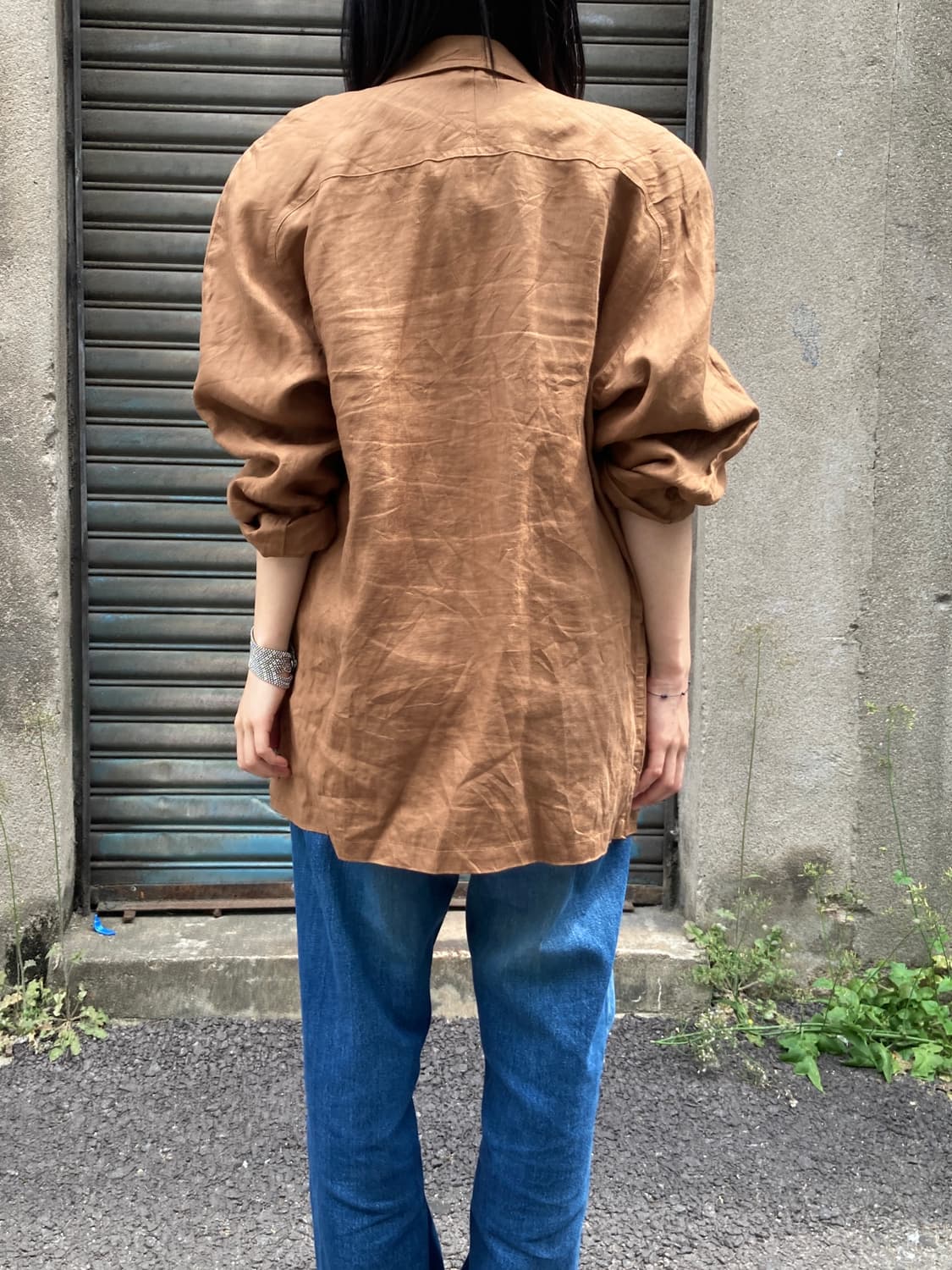 Givenchy Gentleman 린넨 100 카멜 블레이저 상품이미지7