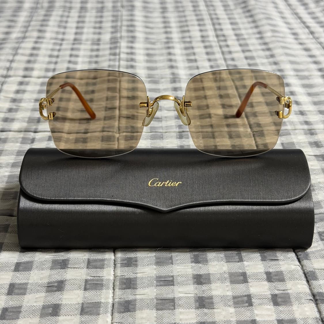 (OS) Cartier 까르띠에 C 데코 클래식 선글라스 상품이미지3