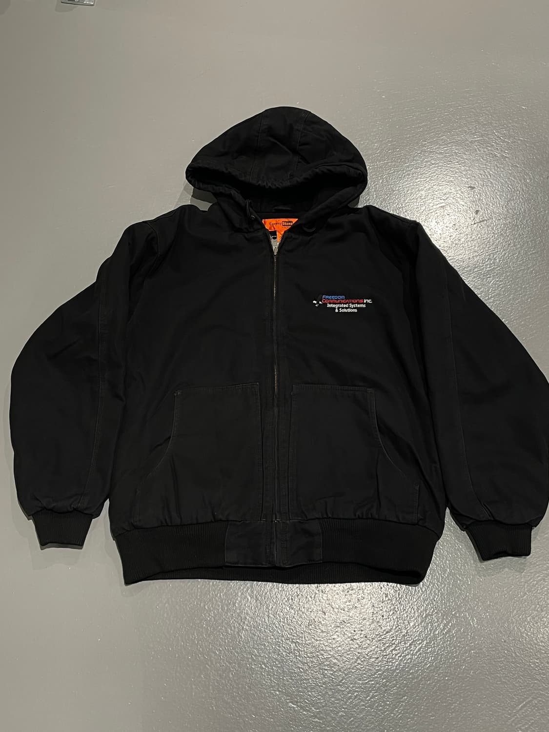 빈티지 엑티브 워크 후드 자켓 (Black)  상품이미지6