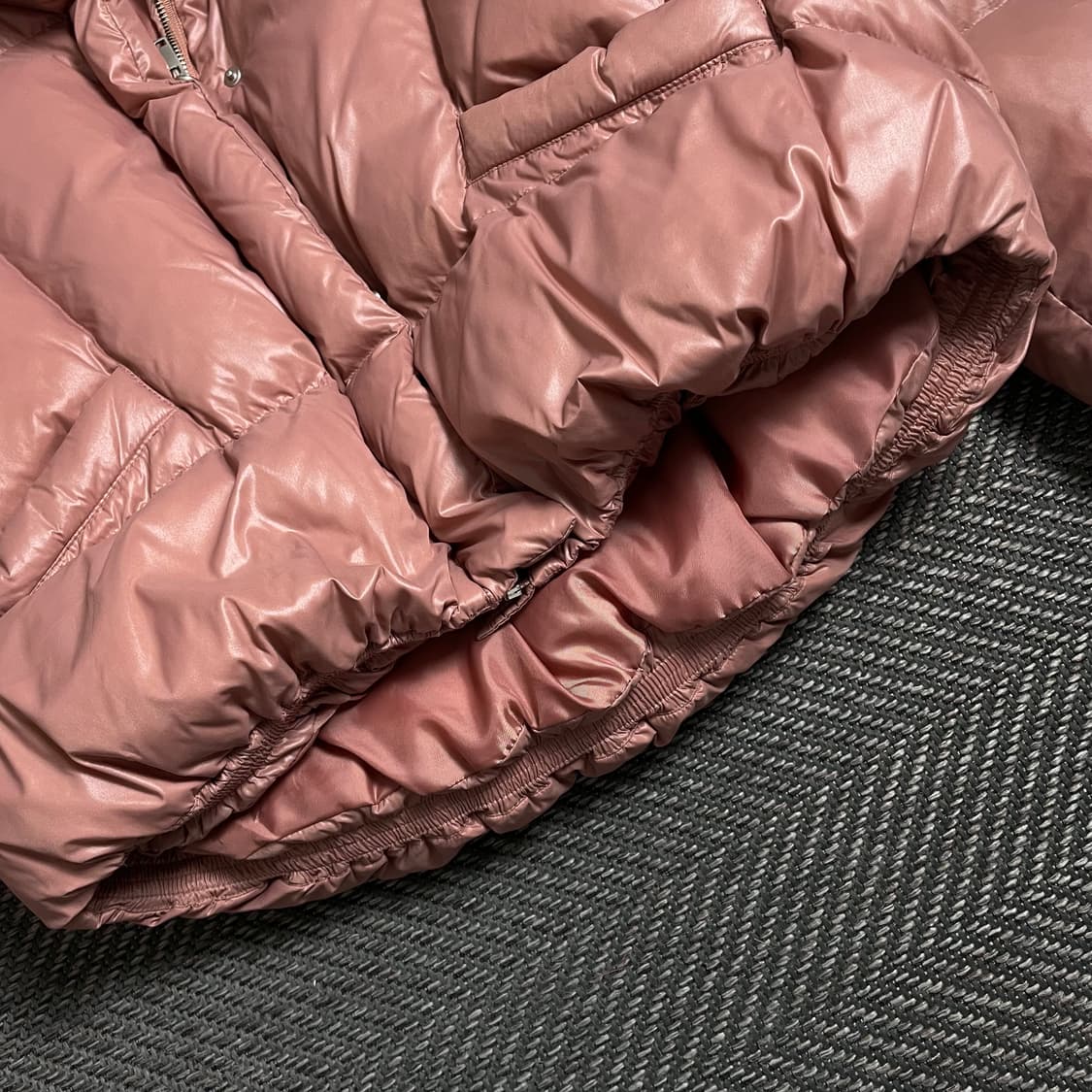 베네통 우먼스 글로시 덕 다운 패딩 점퍼o 4885 상품이미지6