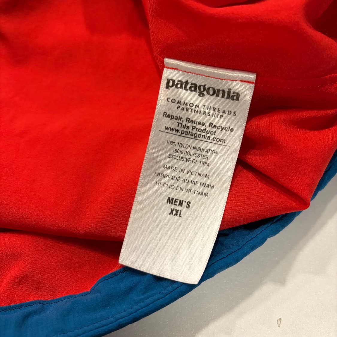 [2XL] 16s 파타고니아 나노에어 파란색 퀼팅 자켓 C235 상품이미지8