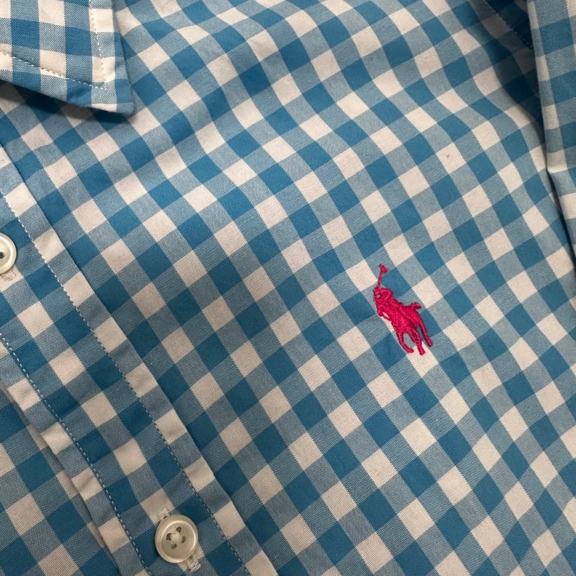 POLO 폴로 랄프로렌 여성 체크 패턴 셔츠 상품이미지5