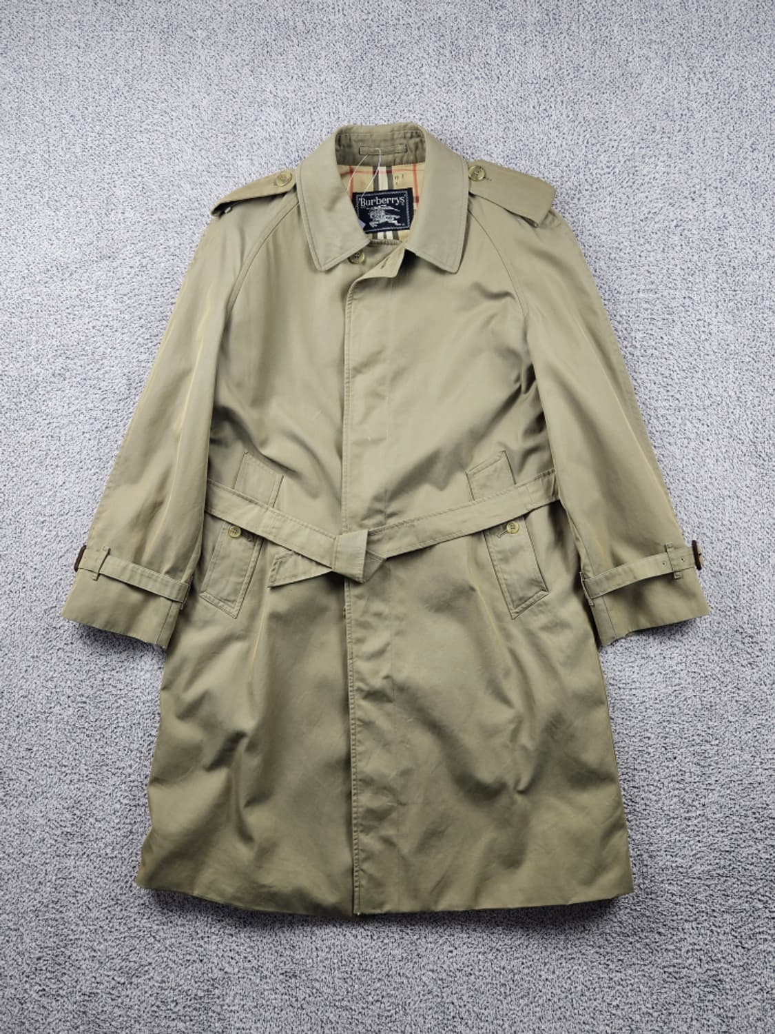 버버리 노바체크 베이직 벨티드 트렌치코트 (상세설명참조) / 10592 상품이미지1