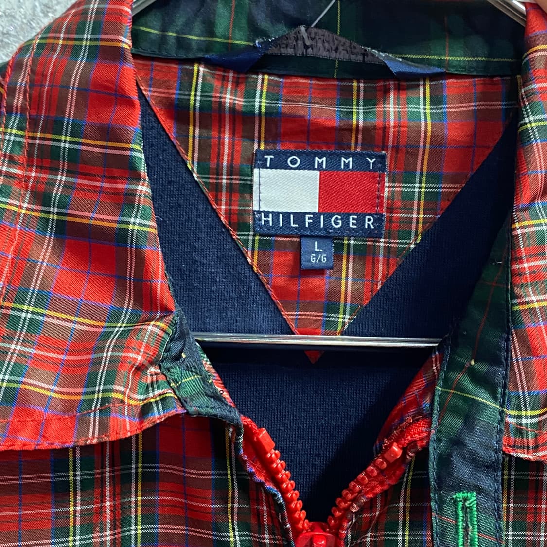 타미 체크 플래그 블루종 자켓 B3059 상품이미지4