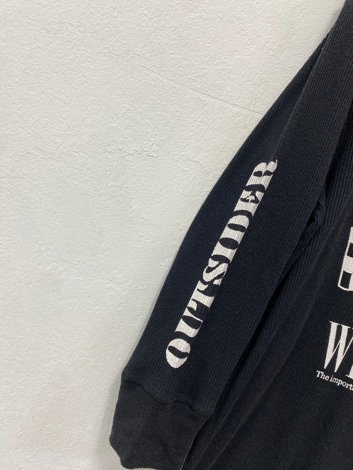 [OVAL DICE] 펑크 y2k 날개 레터링 롱슬리브 상품이미지6