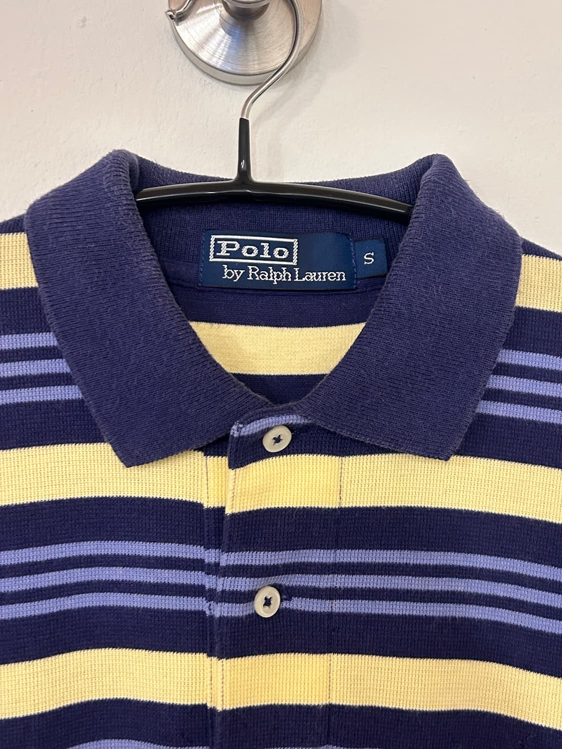 폴로 랄프로렌 스트라이프 반팔 카라티 S 상품이미지2