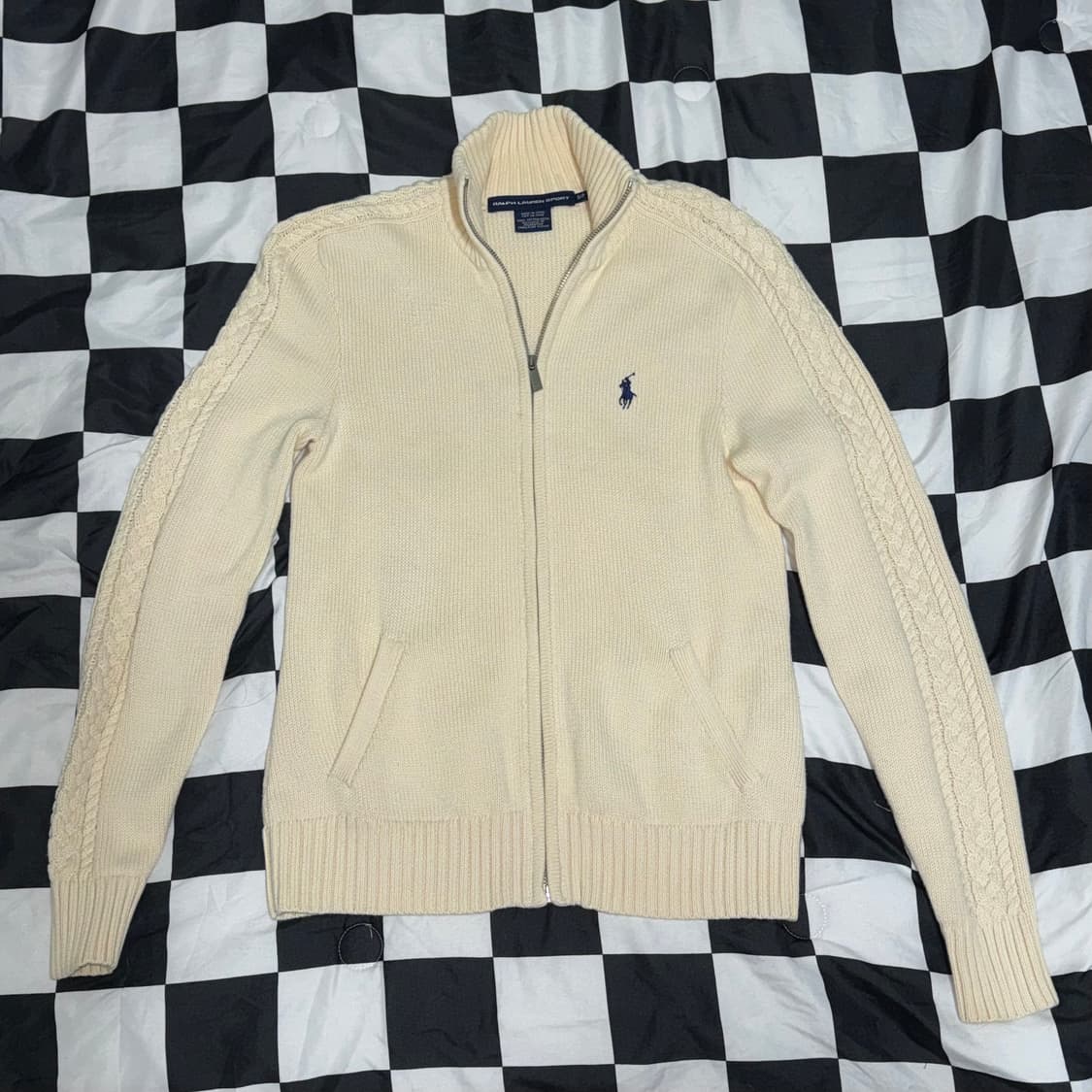 폴로 랄프로렌 풀집업 니트 상품이미지1