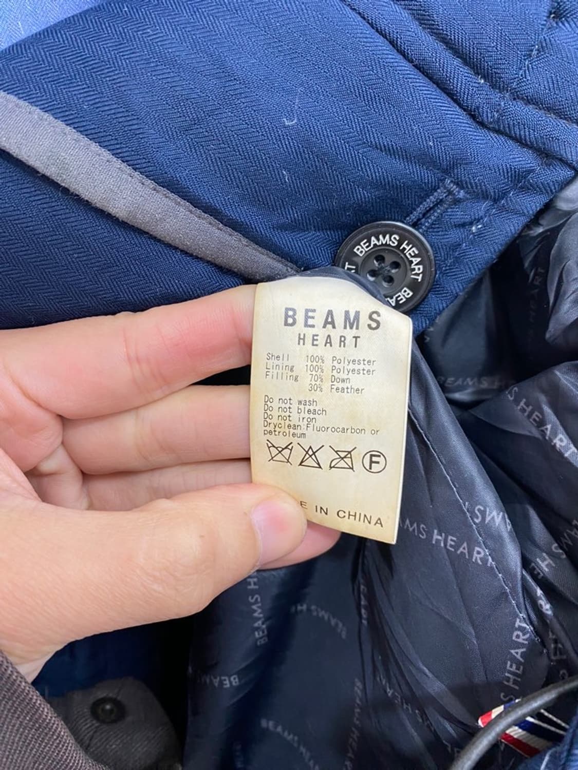 빔즈 하트 후드 패딩 상품이미지5