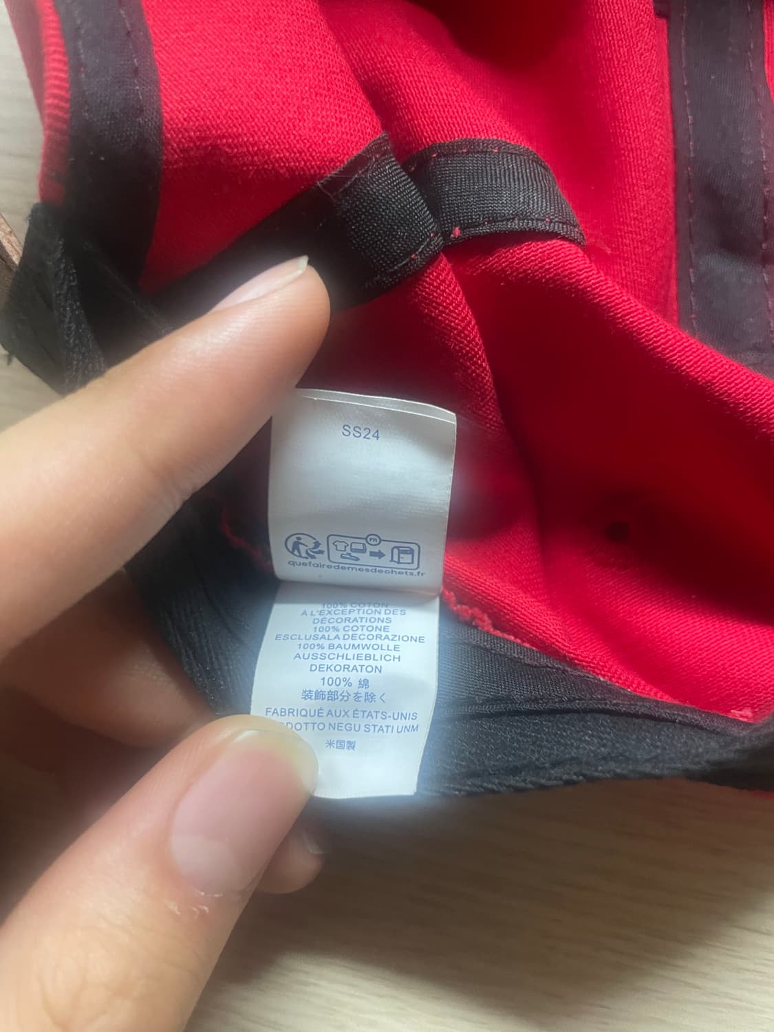 슈프림 레드 캠프캡 상품이미지7