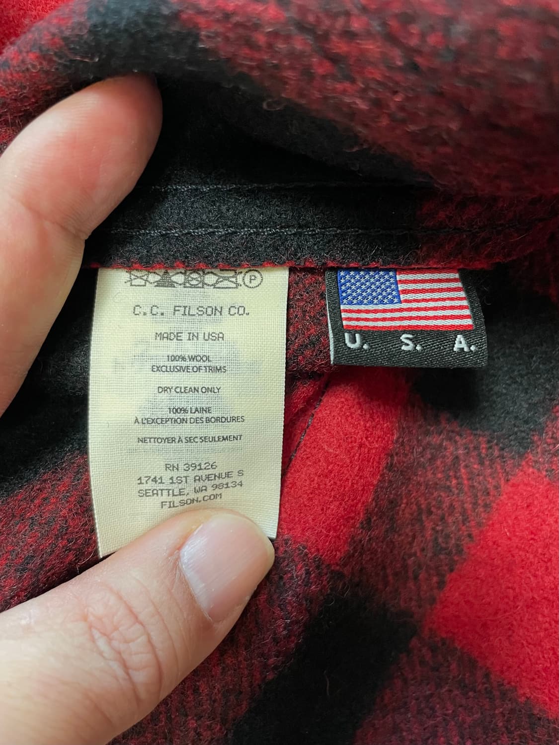 새제품 최저가) 필슨 매키노 크루저 자켓 Made USA 상품이미지3