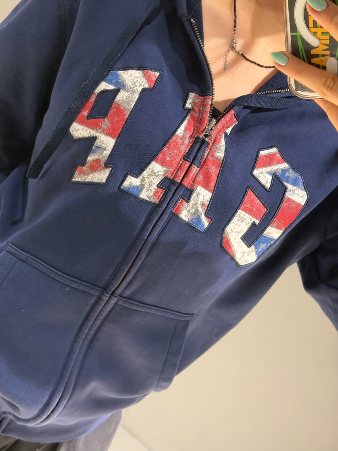 Gap union jack logo hood zip-up 상품이미지4