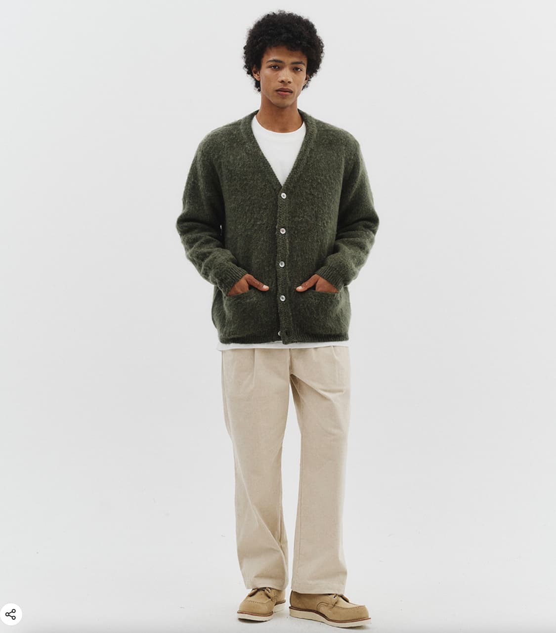 아웃스탠딩 모헤어 가디건 L 상품이미지5