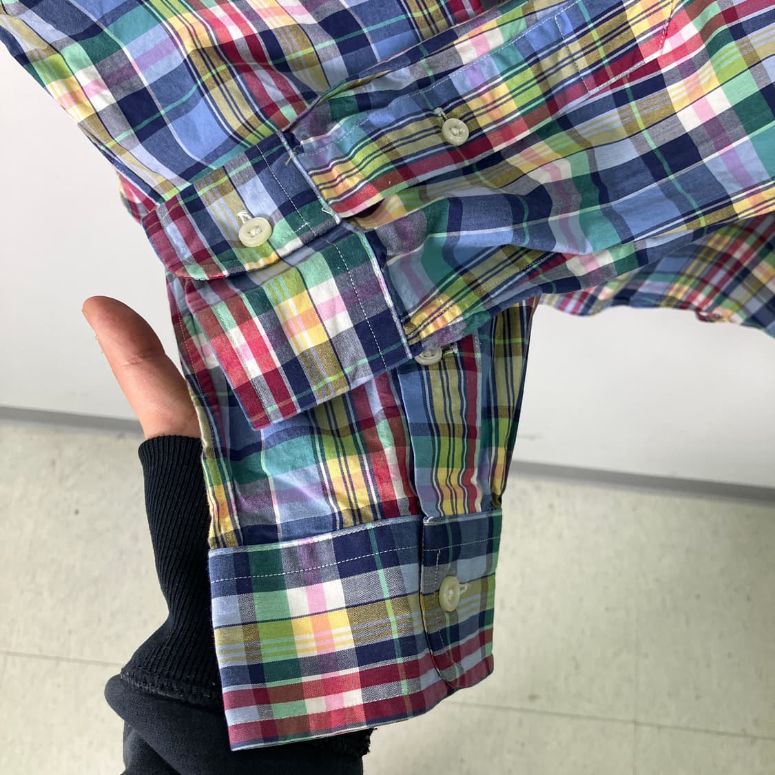 폴로 랄프로렌 멀티 블록 체크 셔츠 XL 상품이미지7