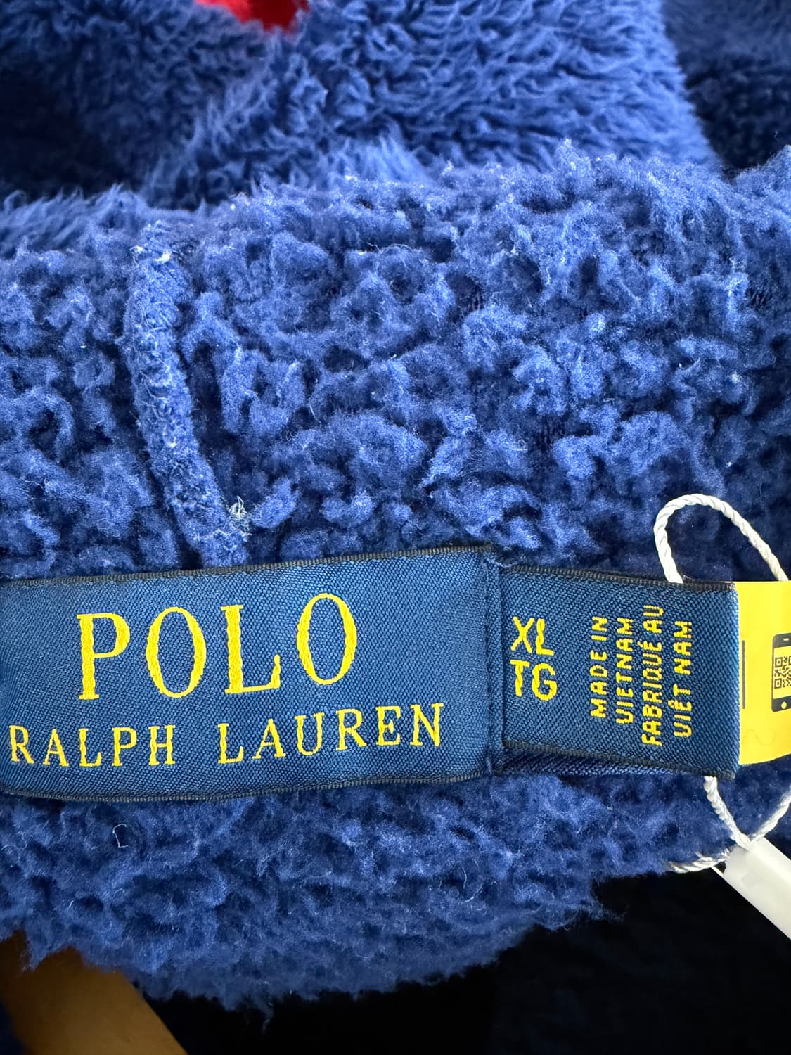 폴로 랄프로렌 로고 플리스 후드티 상품이미지5