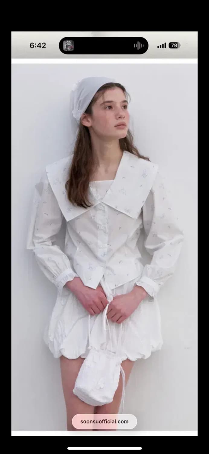 순수 디자이너 블라우스 상품이미지1