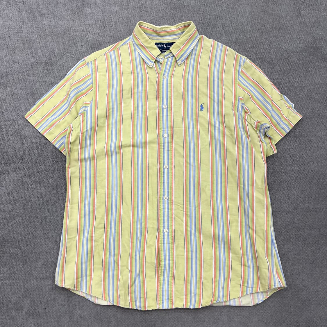 L 폴로 랄프로렌 스트라이트 반팔 셔츠 상품이미지1