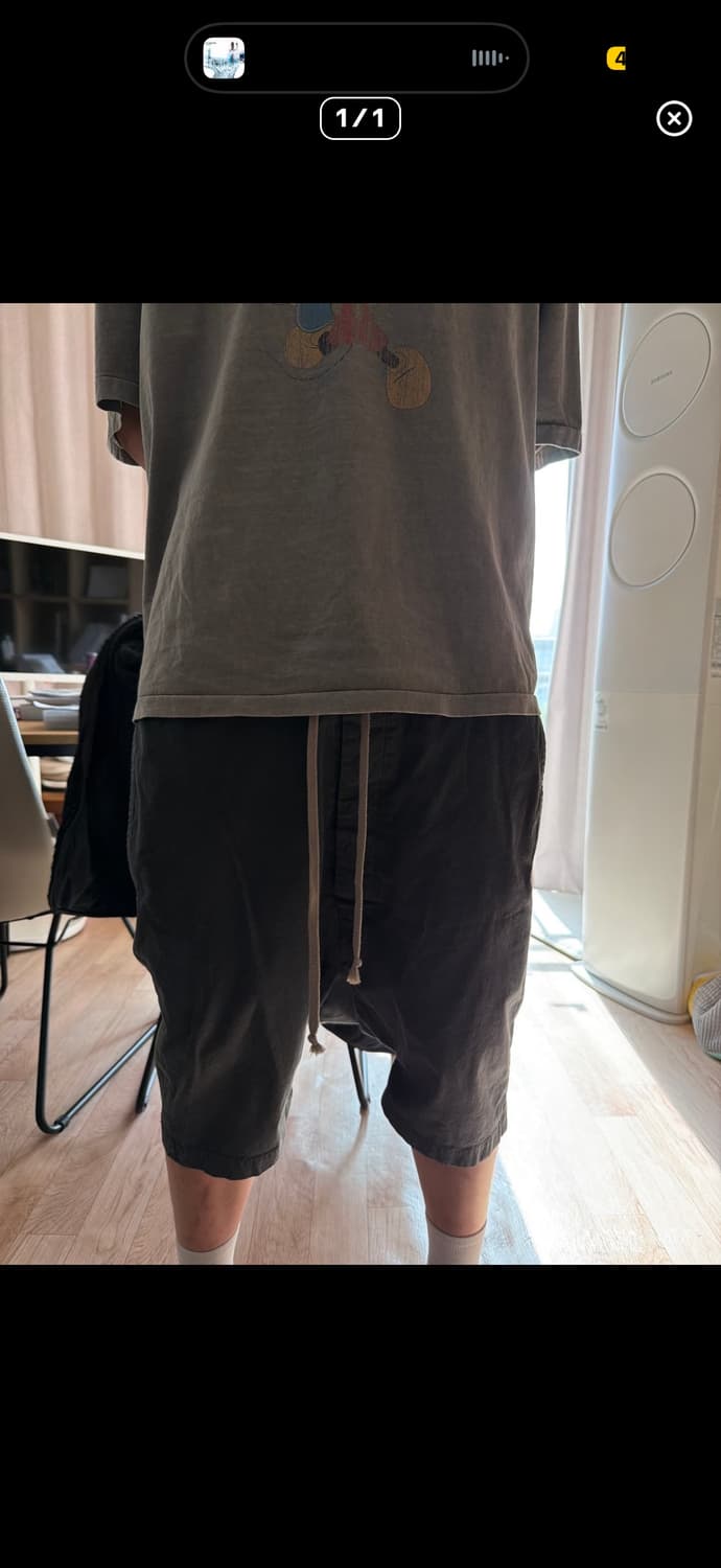 판완/릭오웬스 쇼츠 19S 상품이미지5