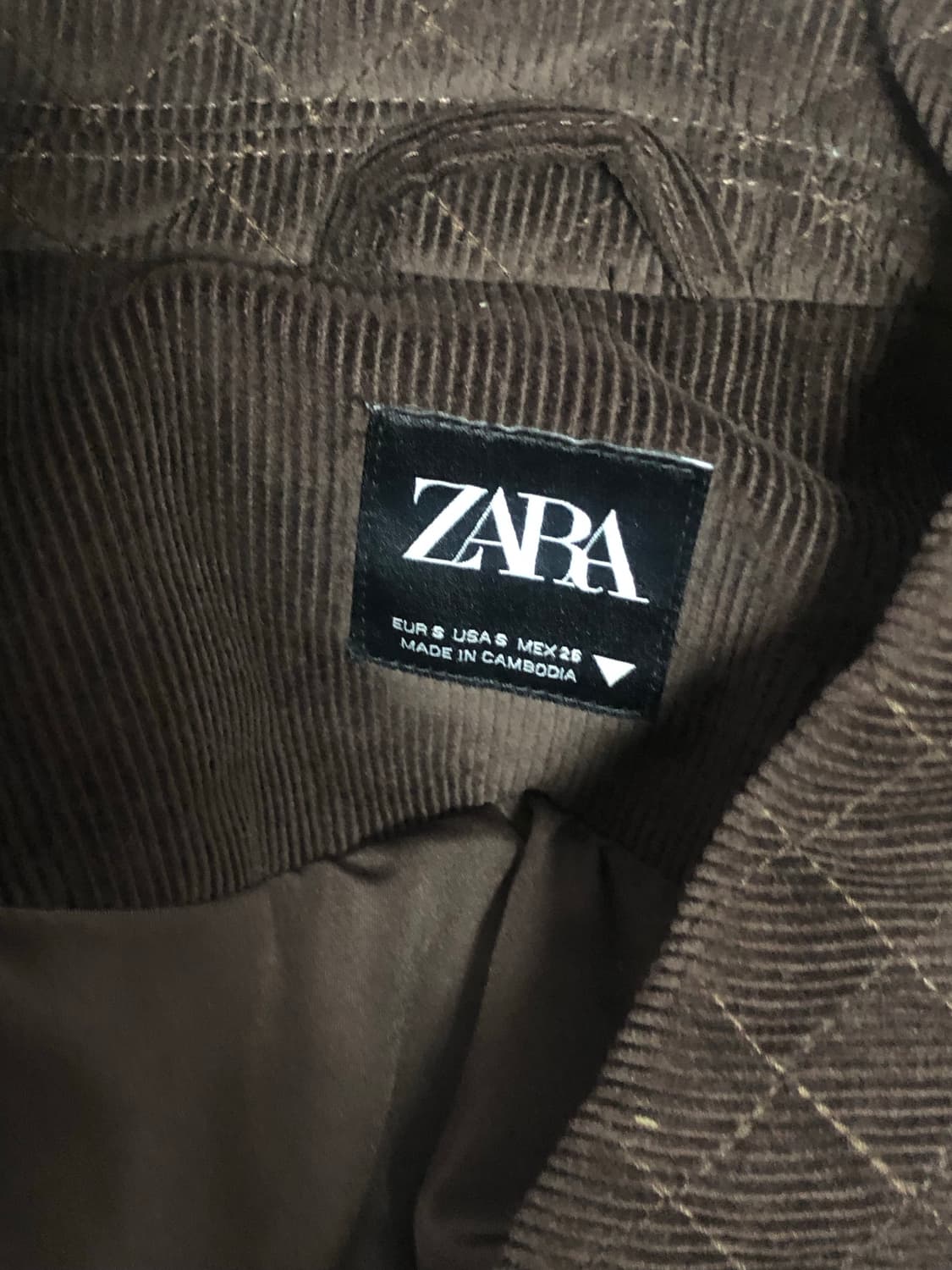 ZARA 자라 누빔 모리 자켓 상품이미지4