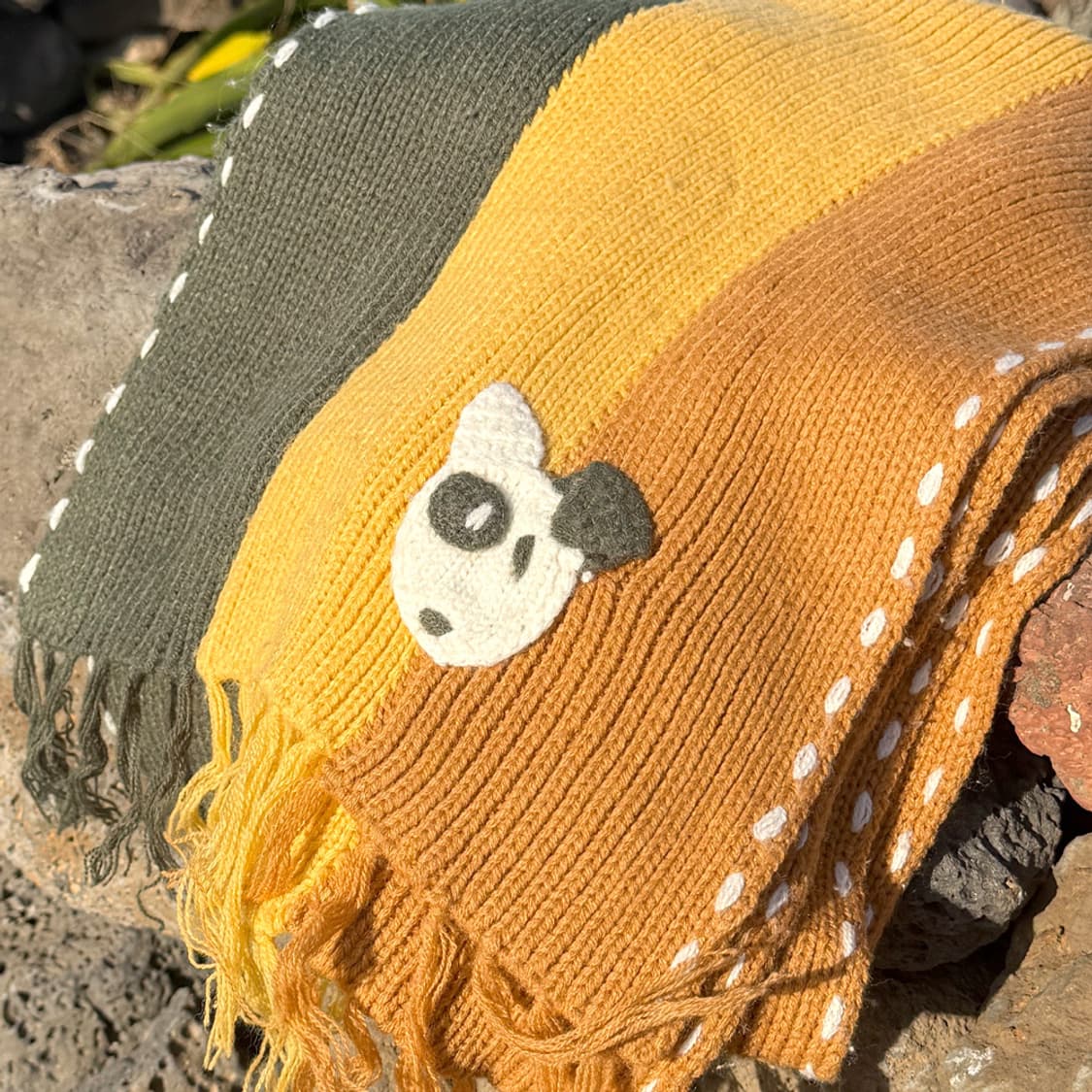 퍼피 패치 니트 머플러 상품이미지8