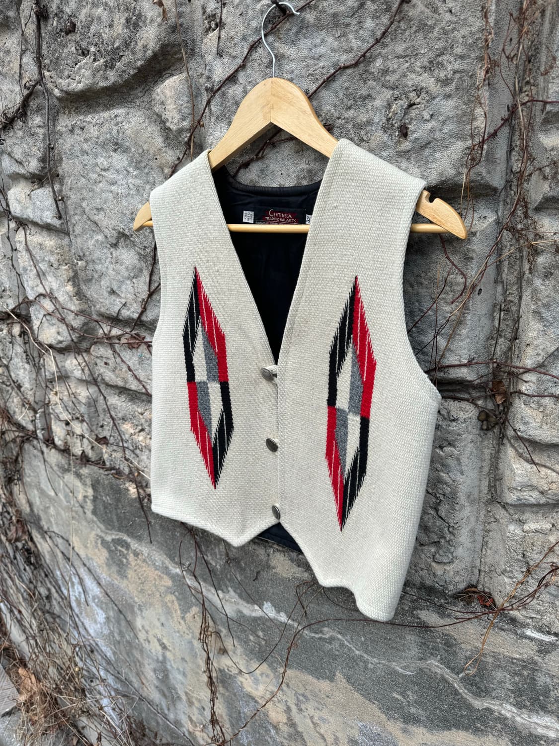 센티넬라 나바호 네이티브 패턴 웨스턴 오르테가 치마요 베스트 조끼 상품이미지3