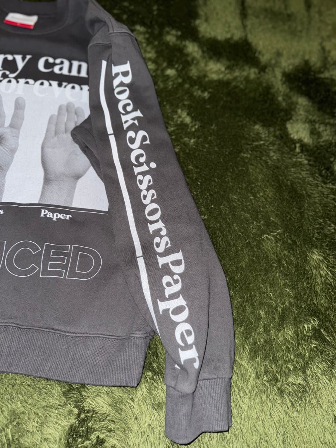 [L] 엑스트라오디너리 RSF 그래픽 릴렉스 핏 스웻셔츠 챠콜 상품이미지6