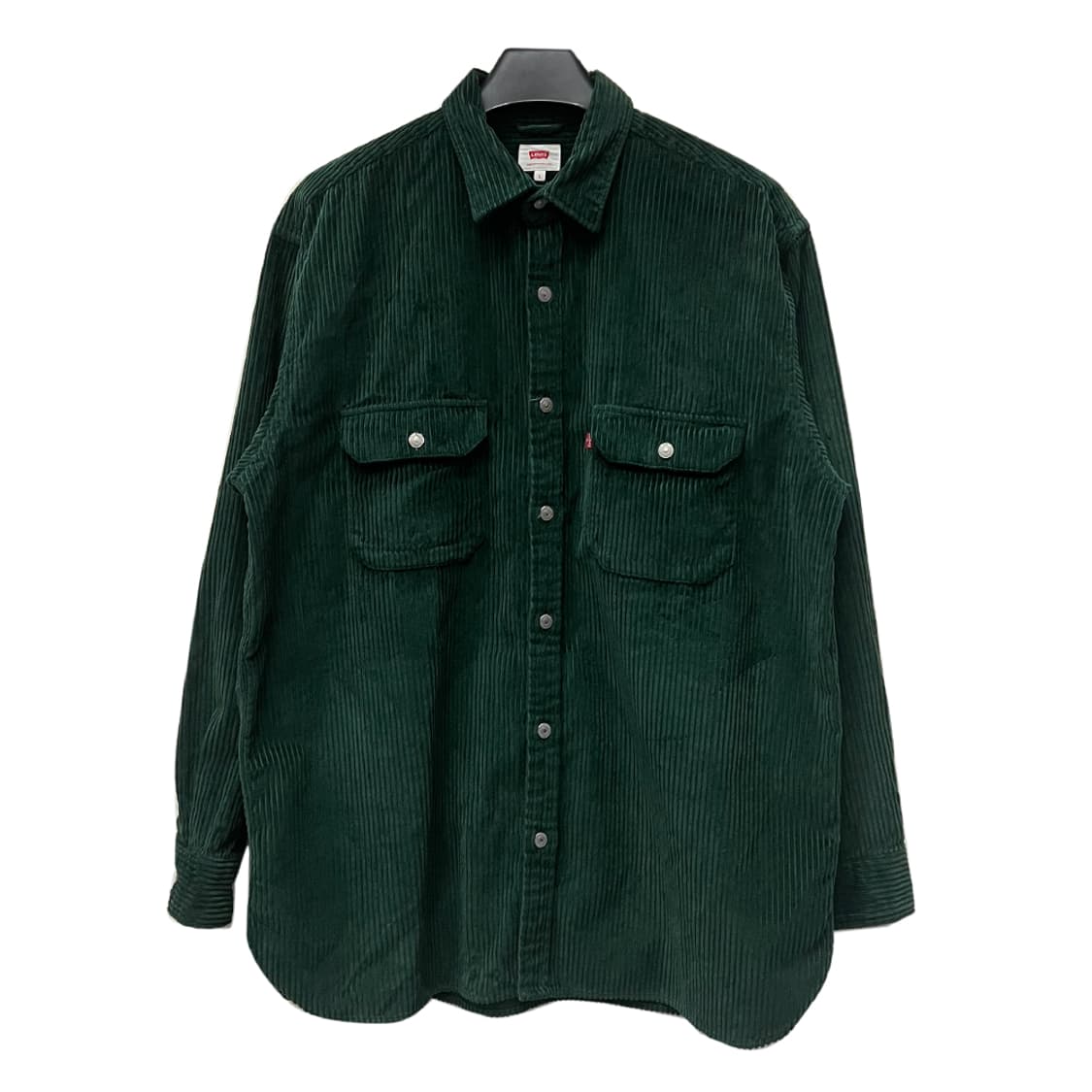 리바이스 오버핏 그린 코듀로이 셔츠 L 상품이미지1