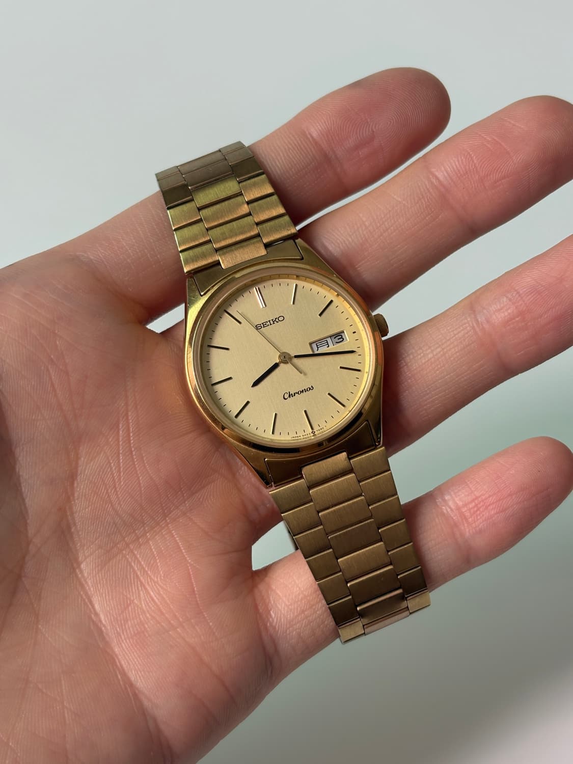 1980s Chronos Gold Quartz 상품이미지1