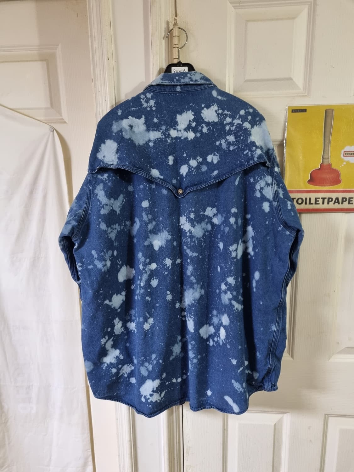 칼하트 블리치 데님 셔츠xl 상품이미지5