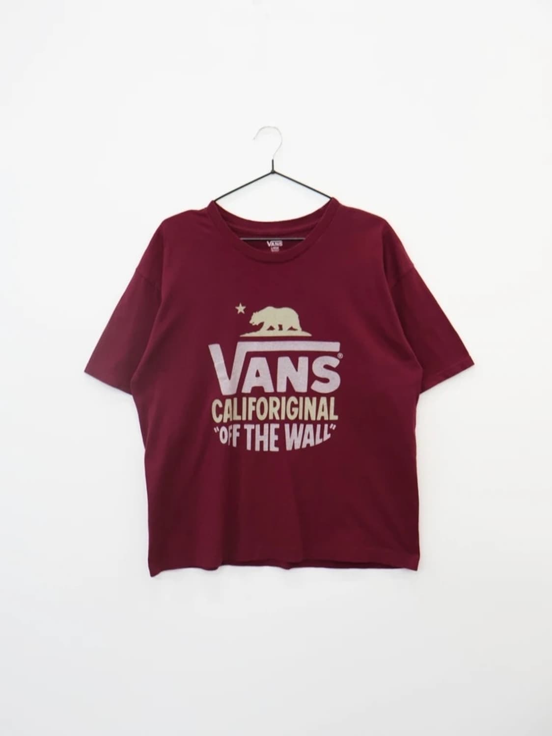 Vans California Burgundy Logo Tee 상품이미지3