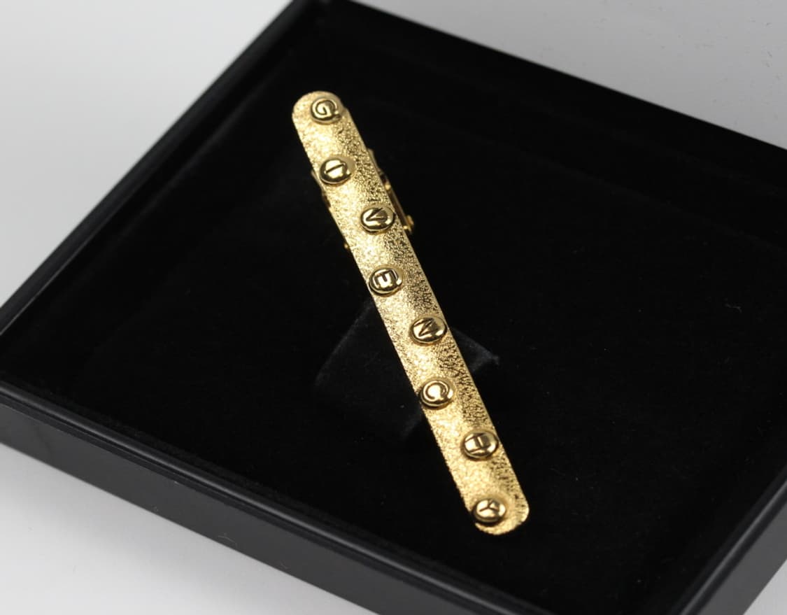 지방시 A등급 5.7cm 이니셜 남자 명품 넥타이핀 상품이미지1