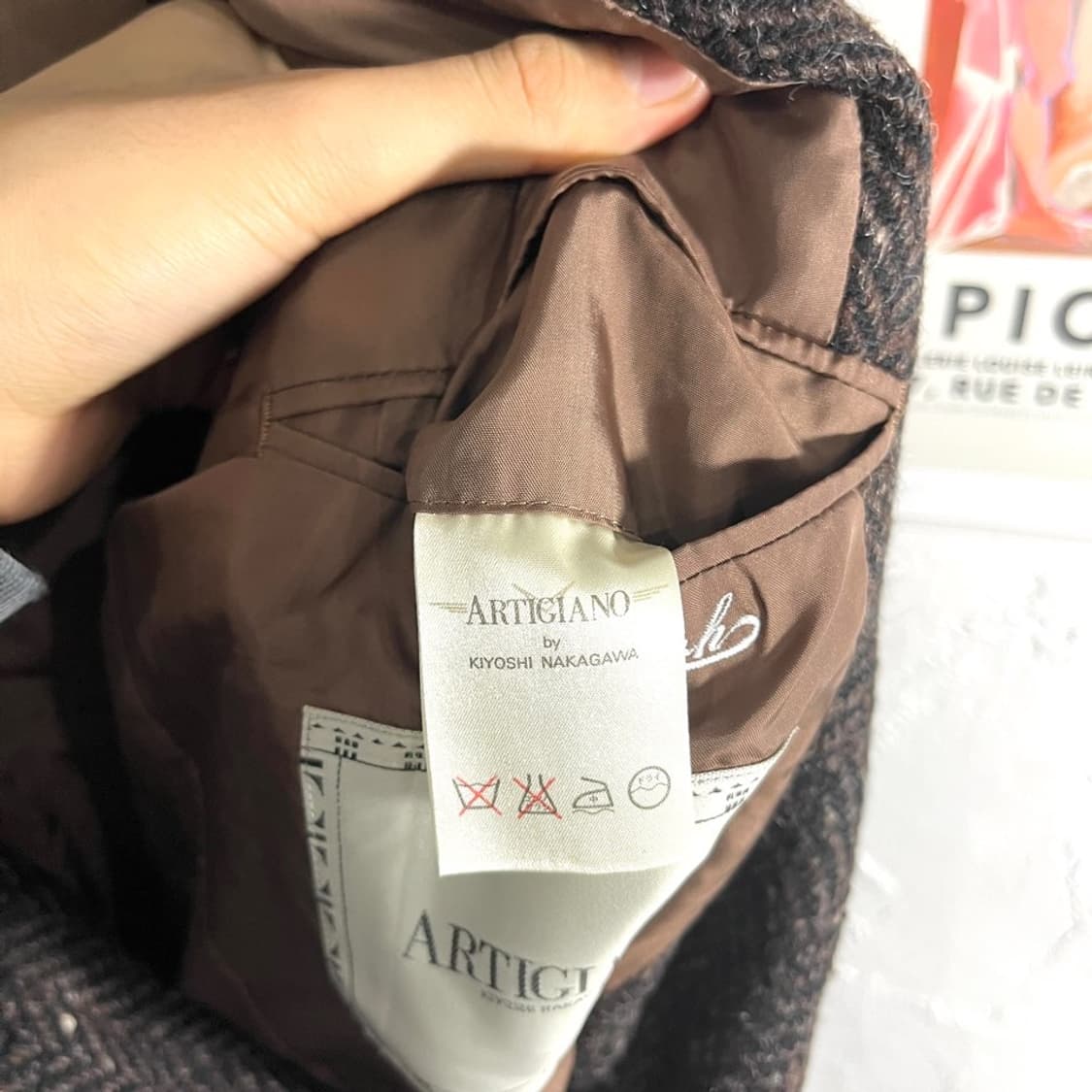 키요시 나카가와 울 블레이저 상품이미지5