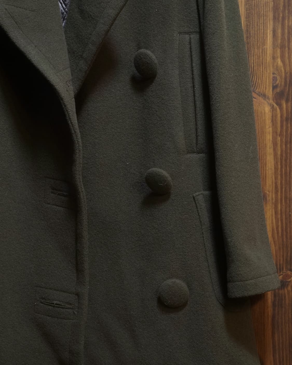 히스테릭글래머 더블 브레스트 울 코트 상품이미지5